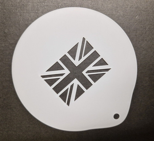 Union jack coffee stencil - union,