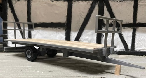 20ft self made bale trailer - self,