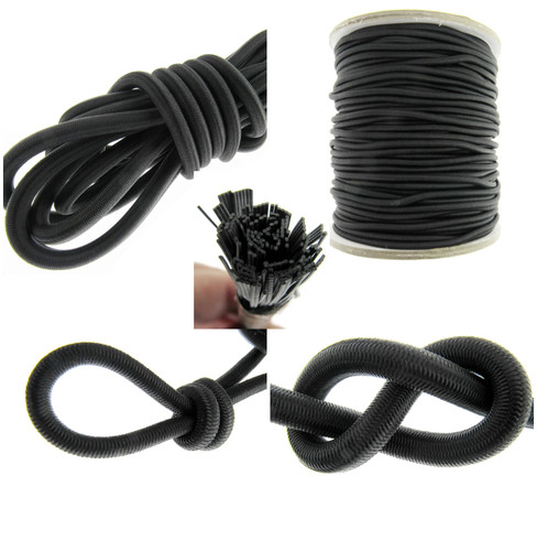 Black bungee shock - black,