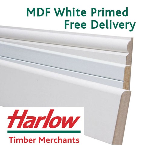 Door architrave sets white mdf - door,