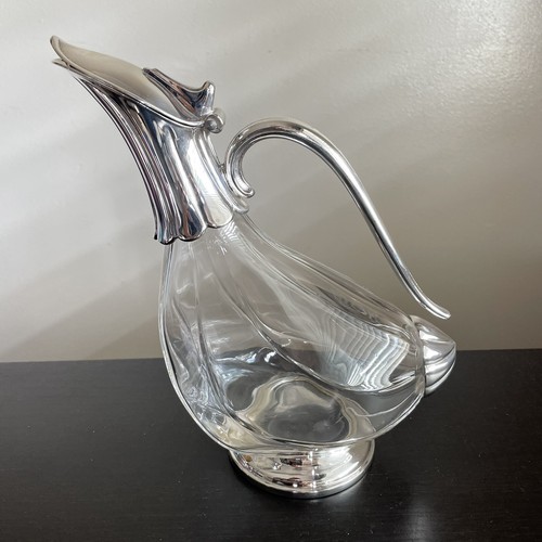 Vintage glass silverplate - vintage, duck