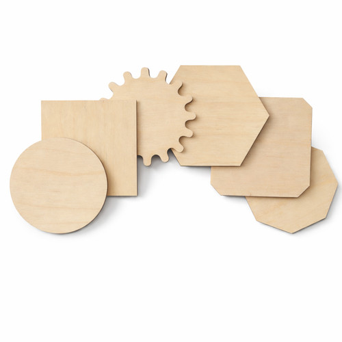 Birch plywood wooden coaster - birch,