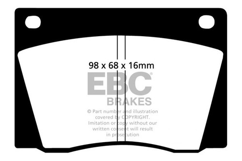 Ebc bluestuff front - ebc, brake