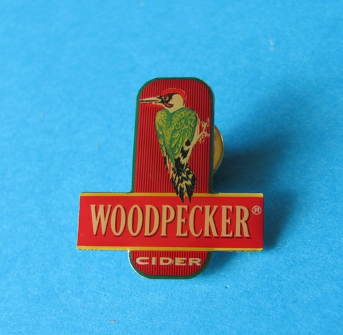 Vintage woodpecker cider pin - vintage,