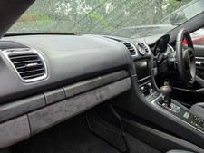 Porsche 911 991 718 981 RHD Black Aluminium Dashboard Cup Holder Trim