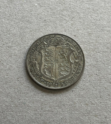 1923 george half crown - george,