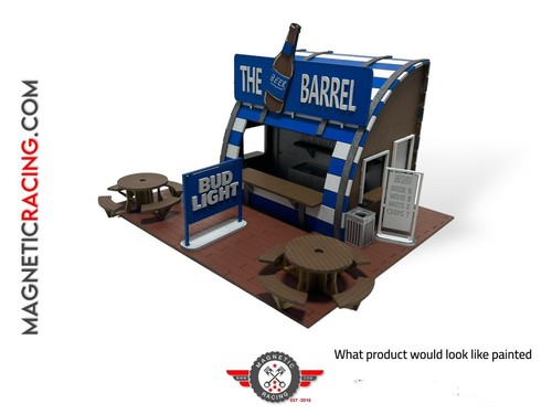 Scalextric slot car buildings - slot,