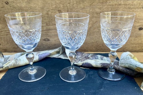 Set tudor cut crystal - set,