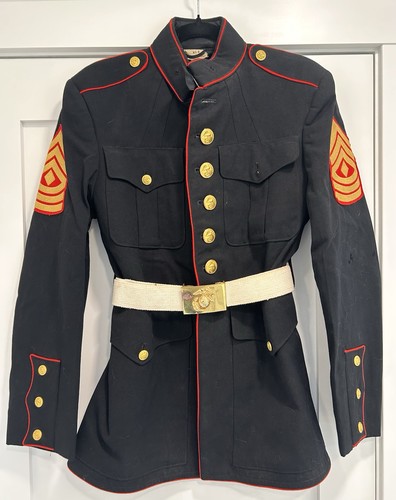 Vtg 1960s usmc dress blue - usmc, coat