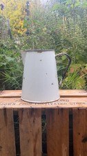 Vintage Enamel Jug 💕 … Water /Milk /Juice /Flowers 💕💐