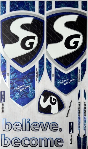 Cricket bat stickers - cricket, sg