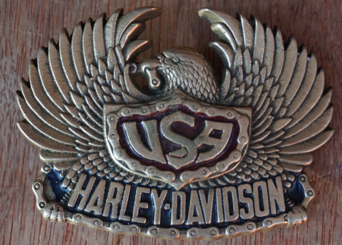 Harley davidson solid brass - harley,