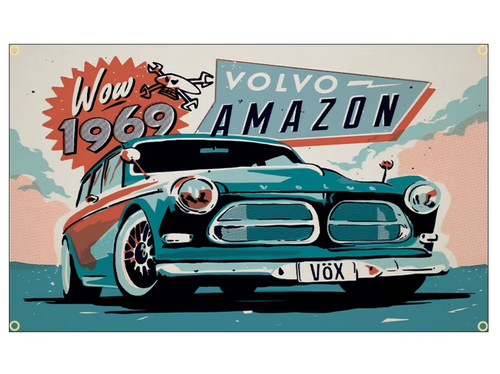 Volvo amazon 1969 car motiv - amazon,