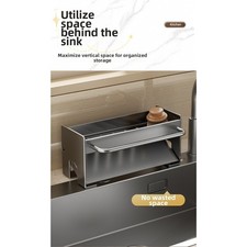 Sink Organizer Rack with Towel