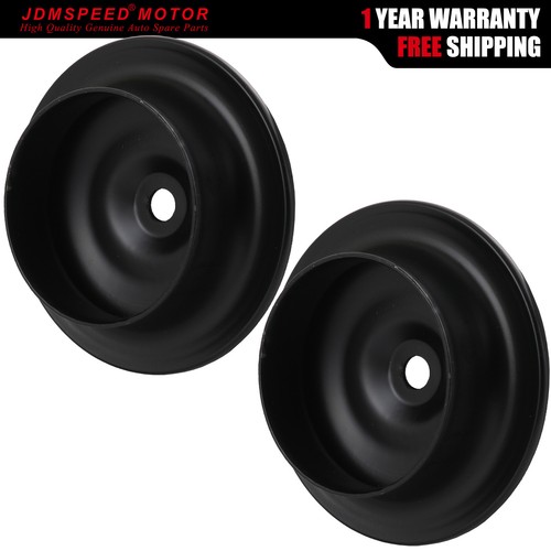 Pair top rear spring plates - top,