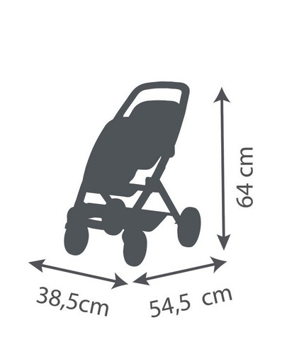 Smoby maxi cosi - twin, pushchair