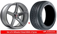 Alloy Wheels & Tyres 18" Axe EX18 For Lexus IS 220d [Mk2] 05-12