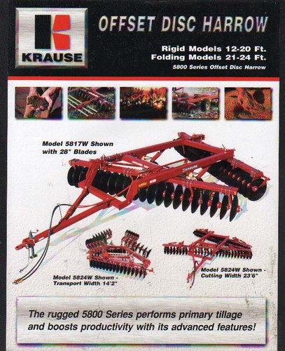 Krause 5800 series - series, disc