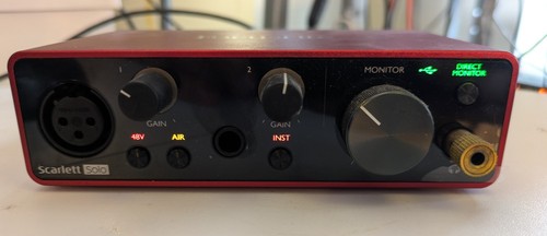 Focusrite scarlett solo 3rd - scarlett,