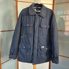 Gant The Upstate Quilter Jacket Coat Navy Blue Men's Lined Padded XL 48"
