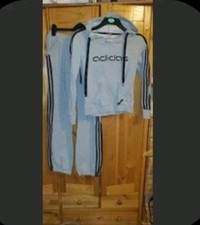 Light Grey Adidas Tracksuit