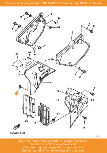 Yamaha bolt with washer - with,