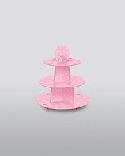 Pink Cupcake Stand Afternoon