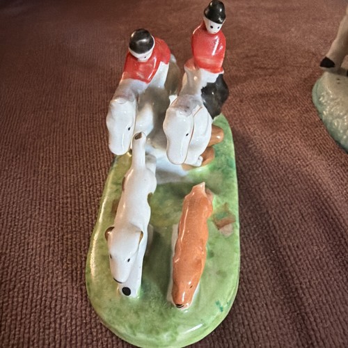 Vintage japanese porcelain fox - japanese,