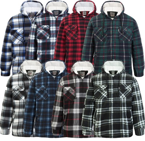 Mens padded shirt - padded, sherpa