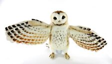 Barn Owl Hand, Glove Puppet Plush Soft Toy, Hansa 8396. Bird of Prey Lover Gift.