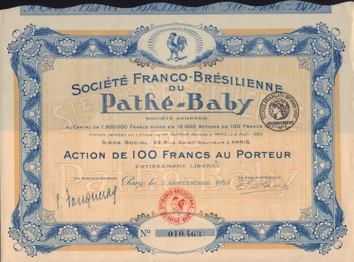 Franco bresilienne pathe - franco-bresilienne, du