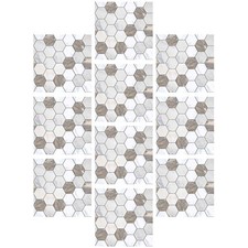10 Pcs Smooth Tile Wall Sticker Self-adhesive Decorative Decals