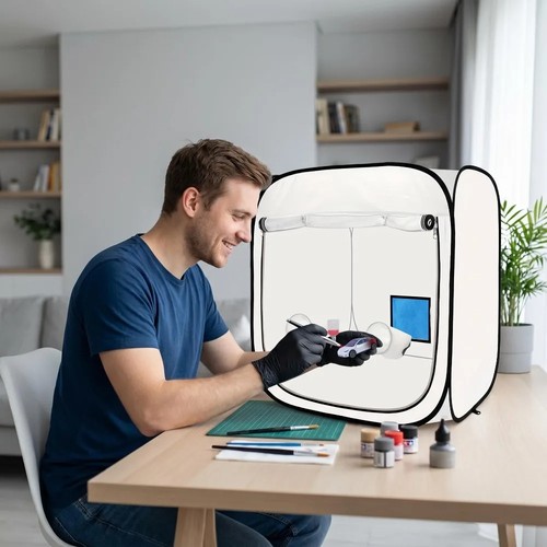 Portable foldable spray paint - foldable,