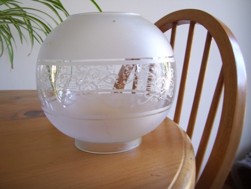 Victorian style etched glass - victorian,