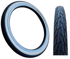 Schwalbe ROAD CRUISER 20 x 1.75 WHITE WALL Slick Smooth Bike TYRE