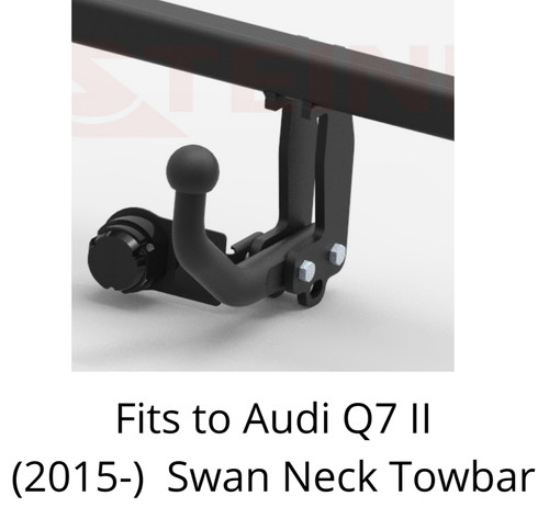 Swan neck tow bar for - swan, audi