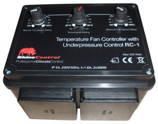 Rhino RC1 Twin Fan Speed Controller Thermostatic Temperature Pro Hydroponics
