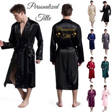 UK Personalized Mens Satin