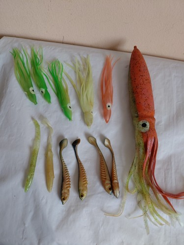 Soft fishing lures - 12,