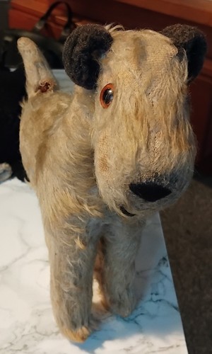 Antique steiff terrier 22cm - antique,