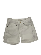 Burberry Brit Women's Designer White Shorts Size GB 26W Casual Walk