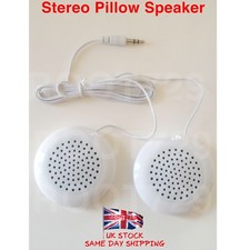 Pillow Speakers 3.5mm for Mobile Tablet CD Help Sleep + Reduce Tinnitus Symptoms
