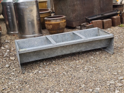 Galvanise trough garden - galvanise,