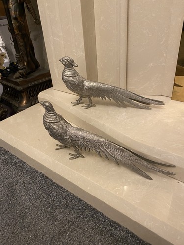 Vintage silver tone metal - tone,