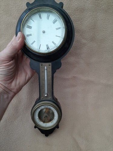 Small antique french clock - french,