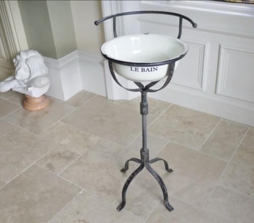 Wash bowl with stand - le, bain