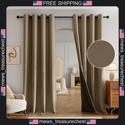 Blackout curtains 52x90 inch - blackout,