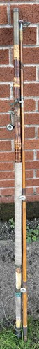 Vintage cane bamboo fishing - vintage,