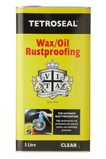 Tetroseal Waxoil Underseal Shutz Car Rustproof Clear Car Rust Proofing 5L