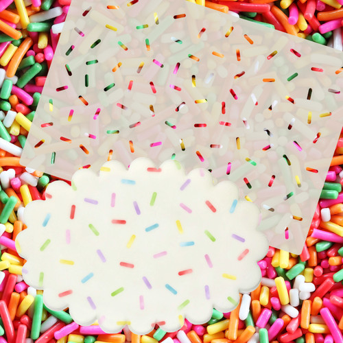 Confetti sprinkle stencil - sprinkle,